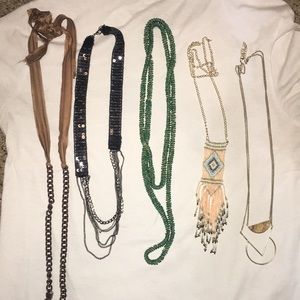 Long necklaces